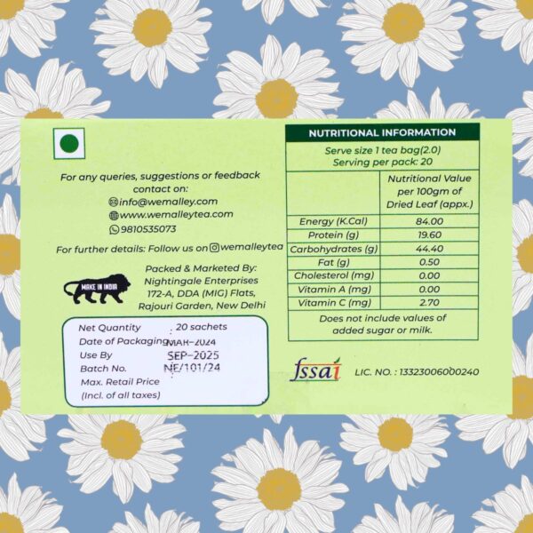 Chamomile Moringa tea - Image 4