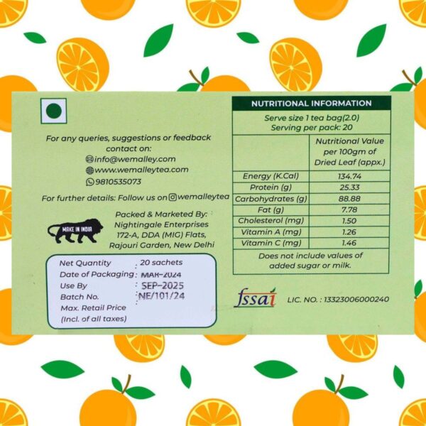 Orange Ginger Green Tea - Image 3