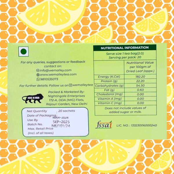 Lemon Honey Tea - Image 3